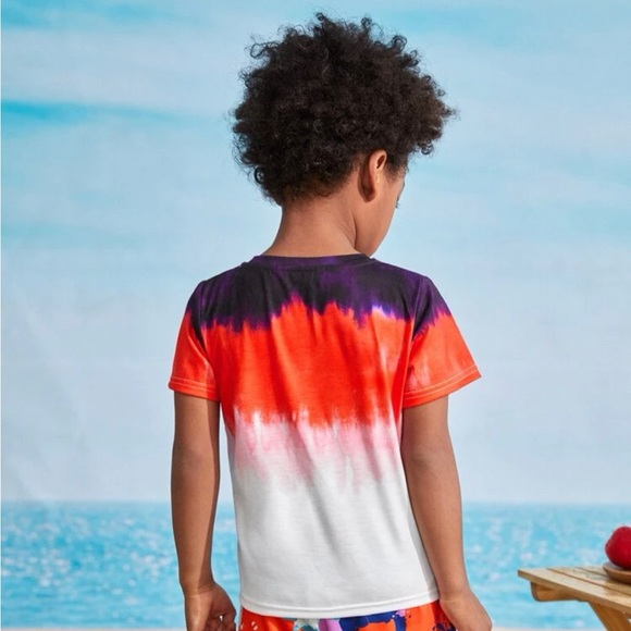 Toddler Boys Holiday Summer T-shirt Tie Dye - Picture 5 of 5
